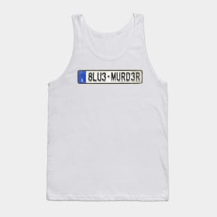 Blue Murder - License Plate Tank Top